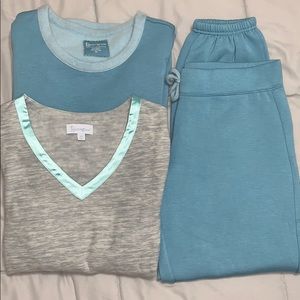 Pajamagram 2 Tops 1 Jogger